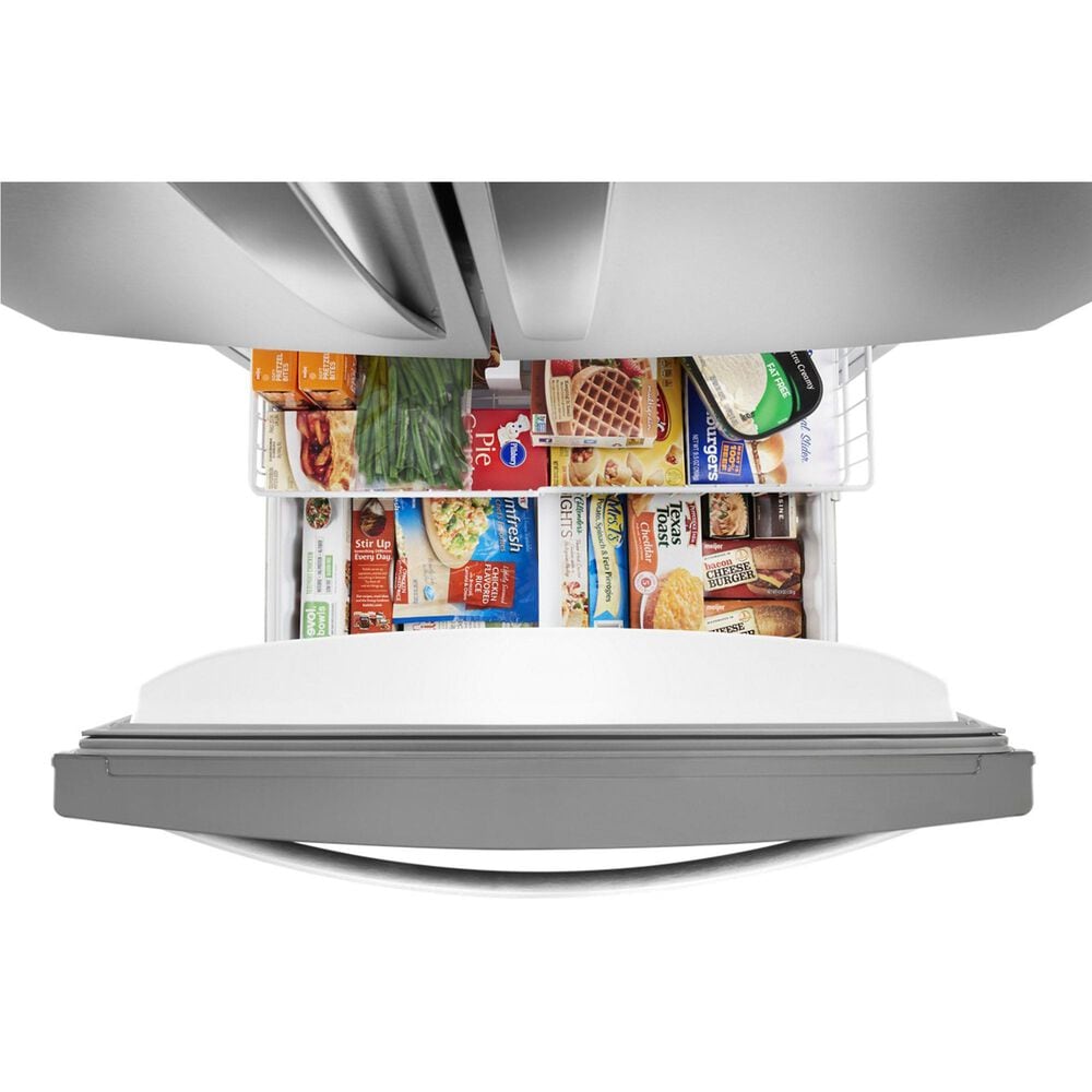 Whirlpool 22.1 Cu. Ft French Door Refrigerator in Fingerprint Resistant Stainless Steel, , large