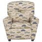 Brazil Furniture Tween Kid"s Recliner in Retro Rides, , large