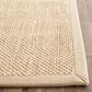 Safavieh Natural Fiber NF141B 10" Square Maize and Linen Area Rug, , large