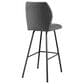 Blue River Tandy 26" Swivel Counter Stool in Gray and Matte Black, , large