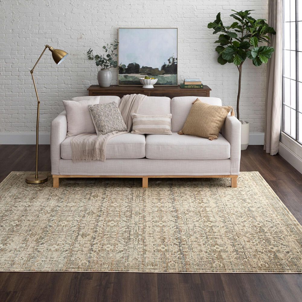 Karastan Divina Bliss 6&#39;6&quot; x 9&#39;6&quot; Grey Area Rug, , large