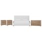 Viceray Collections Choices Amelia, Tide and Timber 4-Piece King Bedroom Set with Two Nightstand in Natural Oak, , large