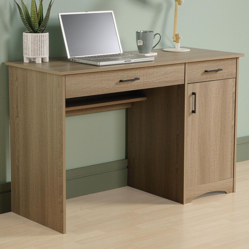 Sauder Beginnings Desk In Summer Oak Nebraska Furniture Mart