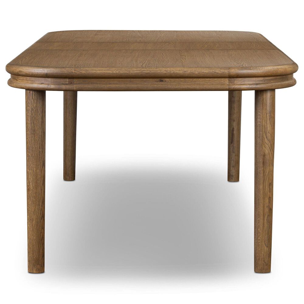 Four Hands Florent Extension Dining Table in Amber - Table Only, , large