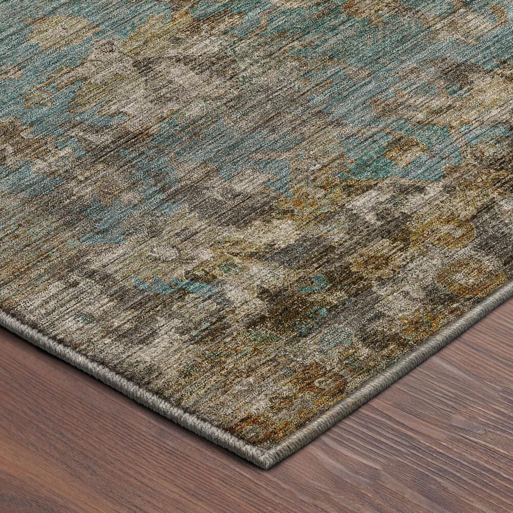 Dalyn Rug Company Aristo AR7 Teal 8' Round Area Rug, , large