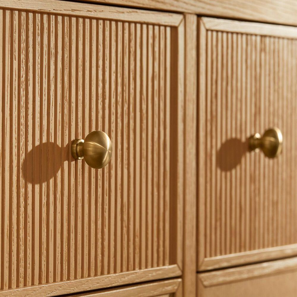 Kohler Malin 36" Single Bathroom Vanity in White Oak with 3 cm White Quartz Top and Rectangular Sink, , large