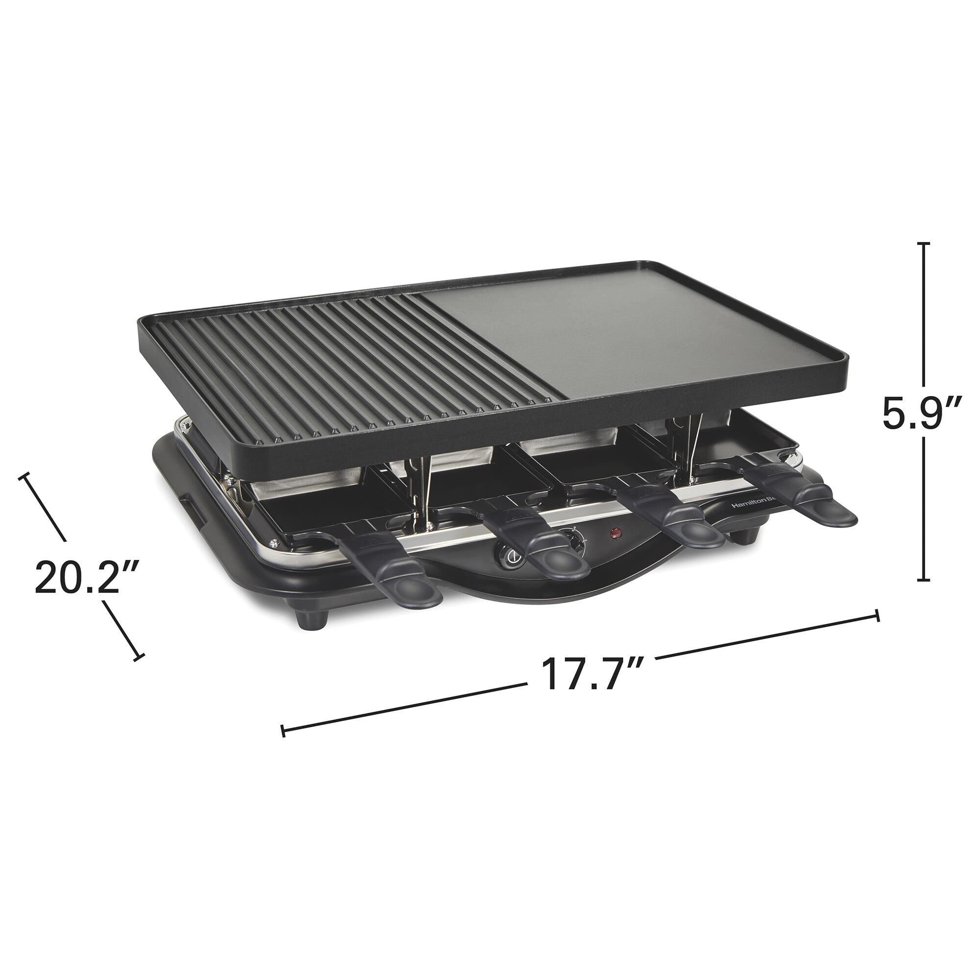 Hamilton beach raclette sales party grill 31602