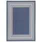 Nourison Horizon HOZ03 Navy 4" x 6" Indoor/Outdoor Area Rug, , large