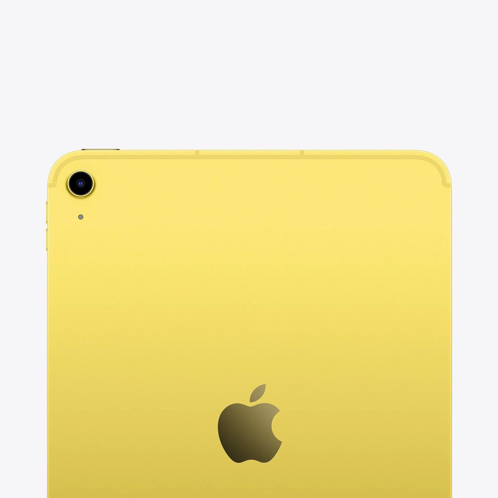 Apple 10.9&quot; iPad &#40;10th Gen.&#41; Wi-Fi Cellular - 64GB - Yellow with 2-Year AppleCare+, , large