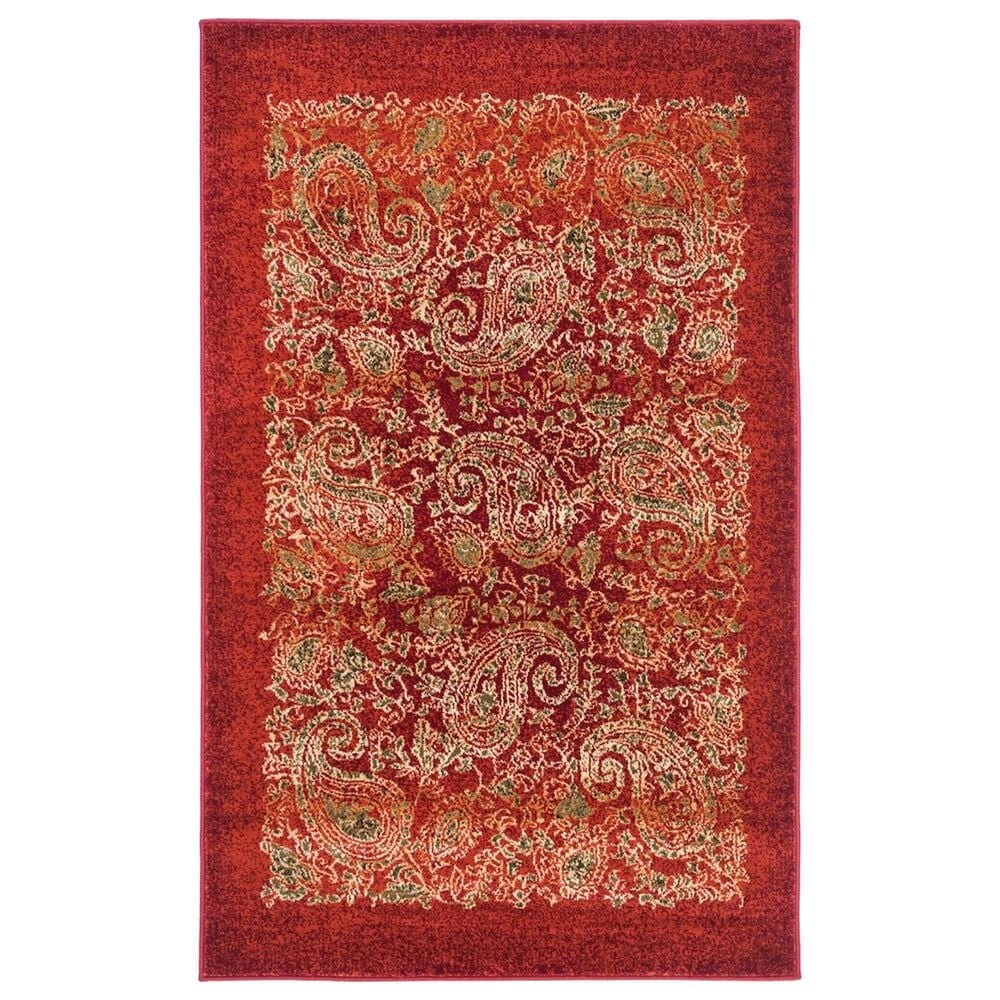 Safavieh Lyndhurst 3"3" x 5"3" Red and Multicolor Area Rug, , large