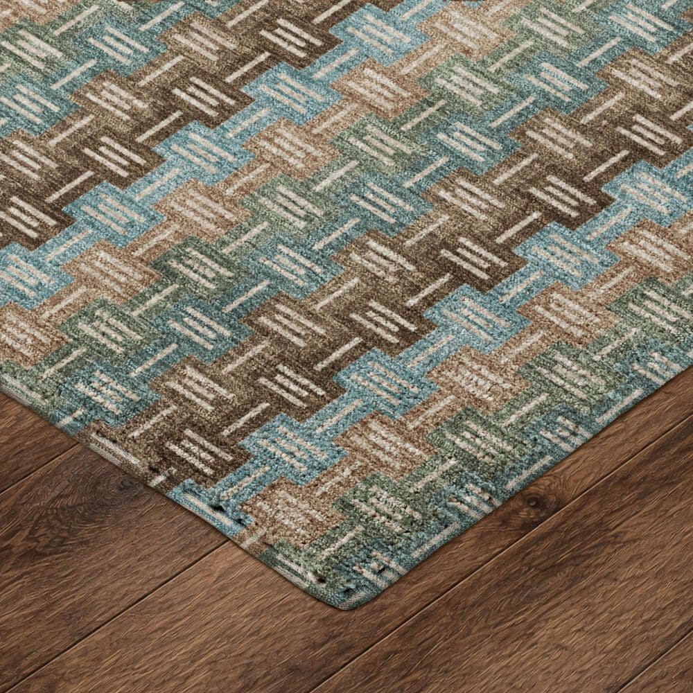 Dalyn Rug Company Kenner Brown 2'3" x 7'6" Runner, , large