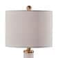 Adesso Grady Table Lamps with USB in Antique Brass and White (Set of 2), , large
