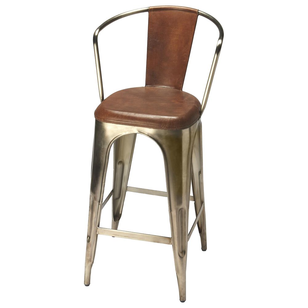Butler Industrial Chic Roland Barstool, , large