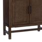 Linon Home Decor Malcolm 2-Door Accent Cabinet in Brown, , large