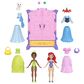 Barbie Princess Royal Wardrobe Set with Ariel and Tiana Small Dolls and Accessories in Multicolor, , large
