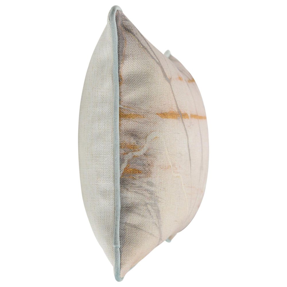 Flair Industries Austin Allen James 12&quot; x 20&quot; Lumbar Pillow in Beige and Blue, , large