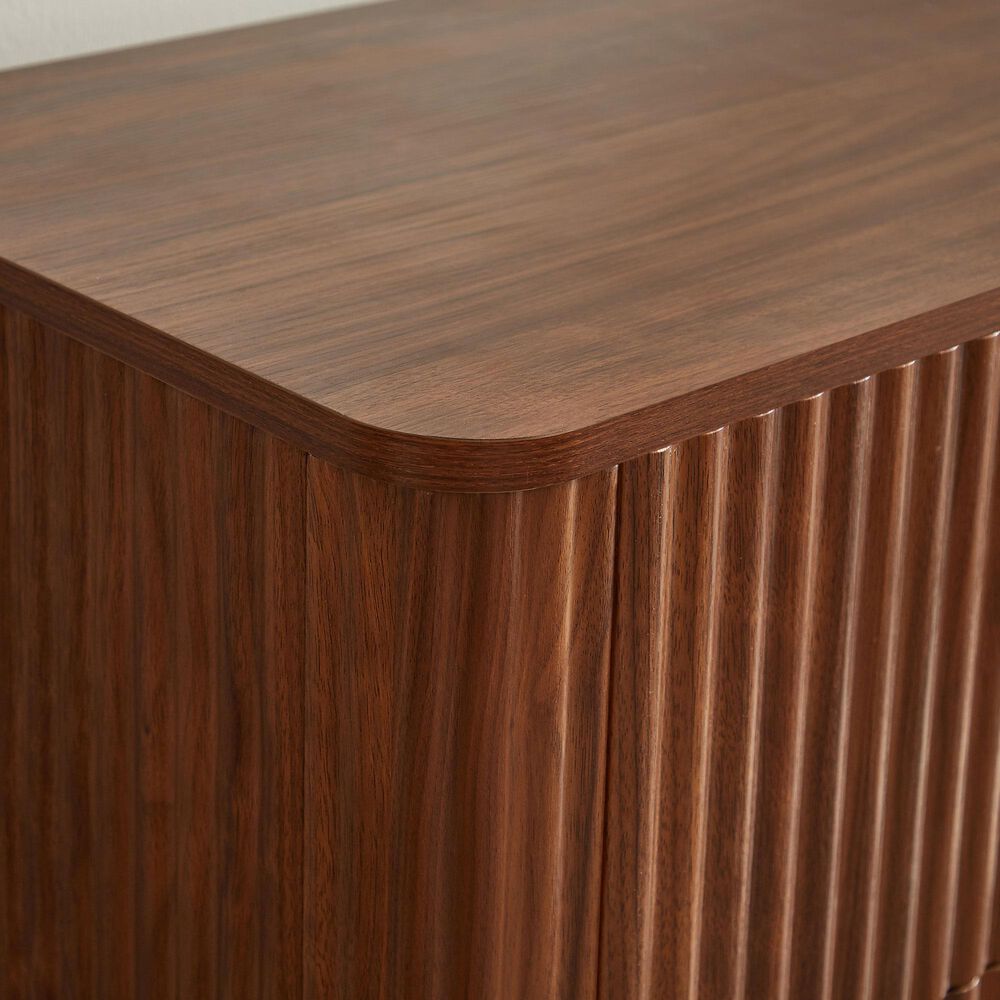 Hearth and Haven 6-Drawer Dresser in Walnut, , large