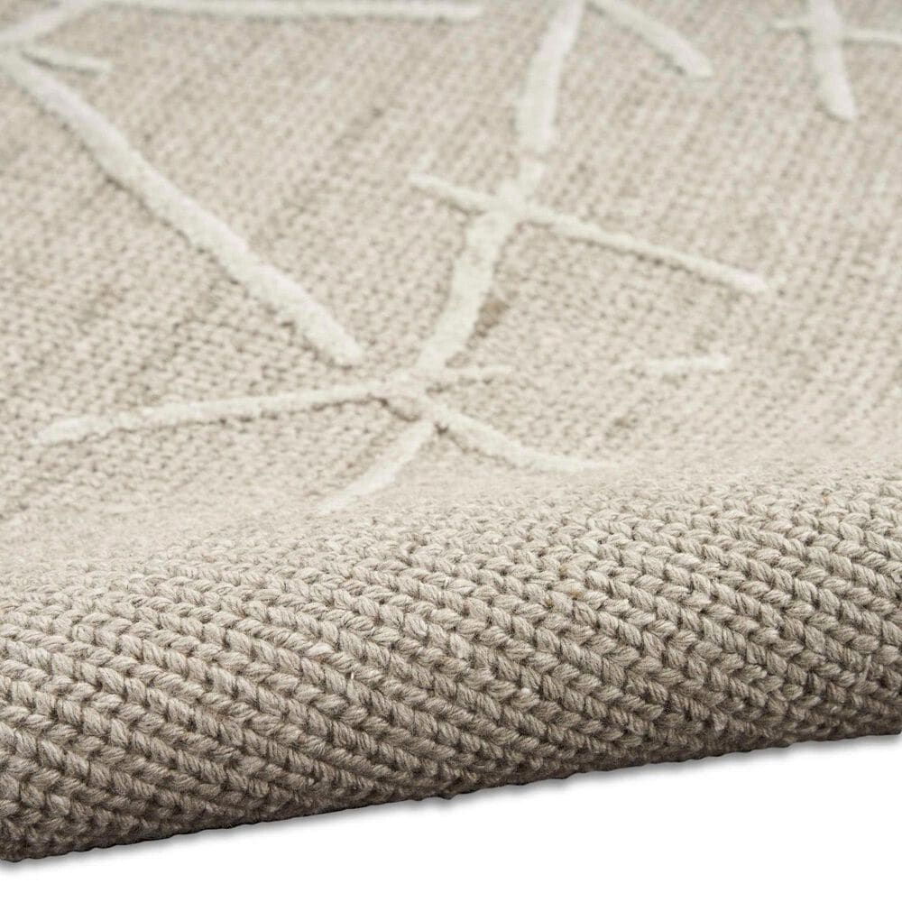 Nourison Wander 5&#39;3&quot; x 7&#39;3&quot; Taupe Area Rug, , large