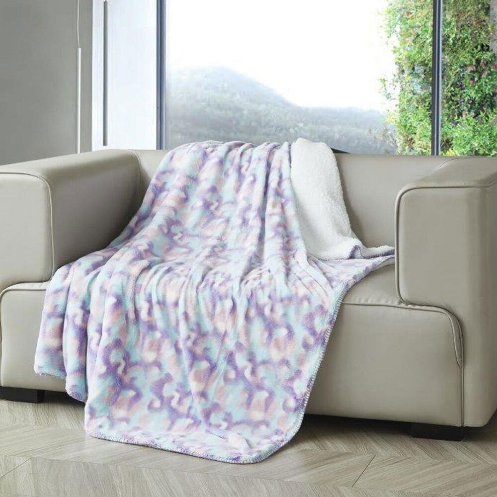 Duke Imports Regal Comfort Taffy 50" x 70" Throw in Multicolor, , large