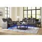 Ashley Fyne-Dyme 2-Piece Power Reclining Living Room Set in Shadow, , large