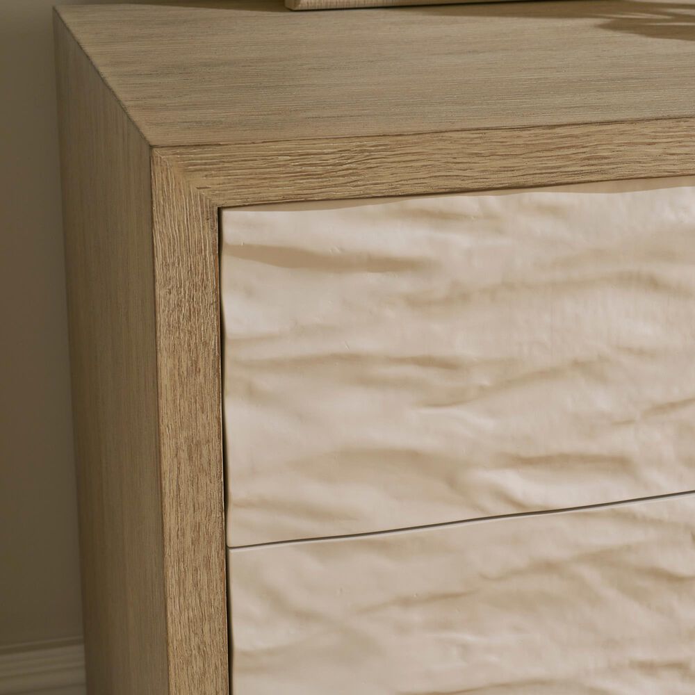 Universal Furniture Oasis 3-Drawer Dresser and Mirror in Dockside and White, , large