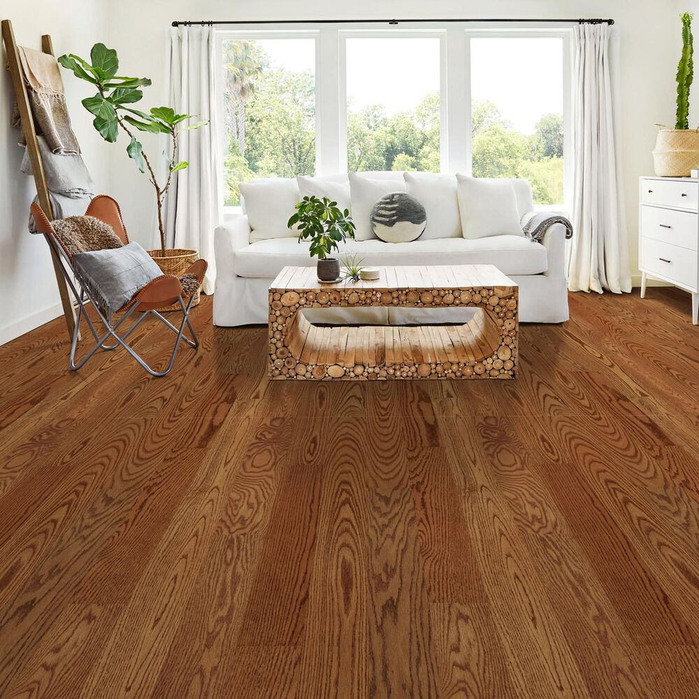 Shaw Lineage 5" Gunstock Oak Engineered Hardwood, , large