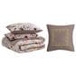 BCP Home Zoa 4-Piece King Comforter Set in Taupe, , large