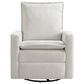 Oxford Baby Uptown Power Swivel Glider Recliner in Boucle White, , large