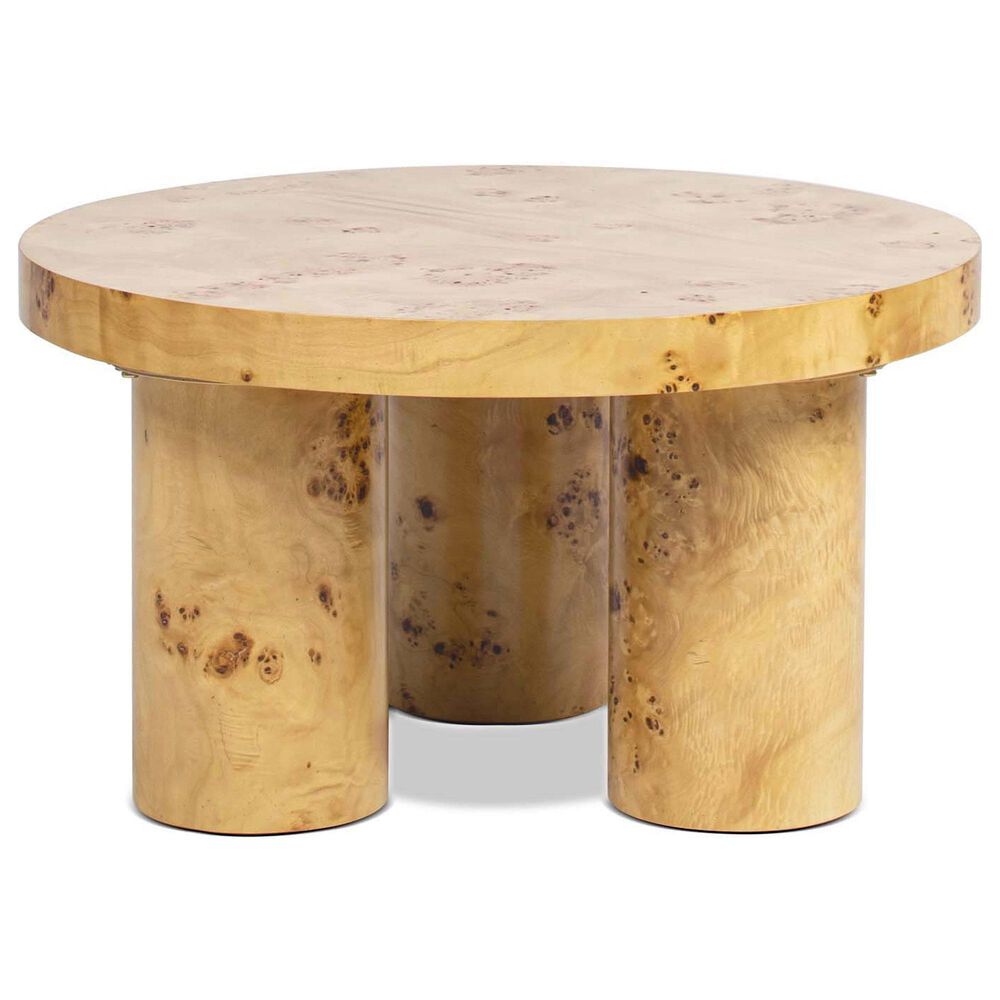 Jennifer Taylor Home Nebula 28" Coffee Table in Warm Natural Brown, , large