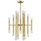 Savoy House 24-Light Chandelier in Natural Brass, , large