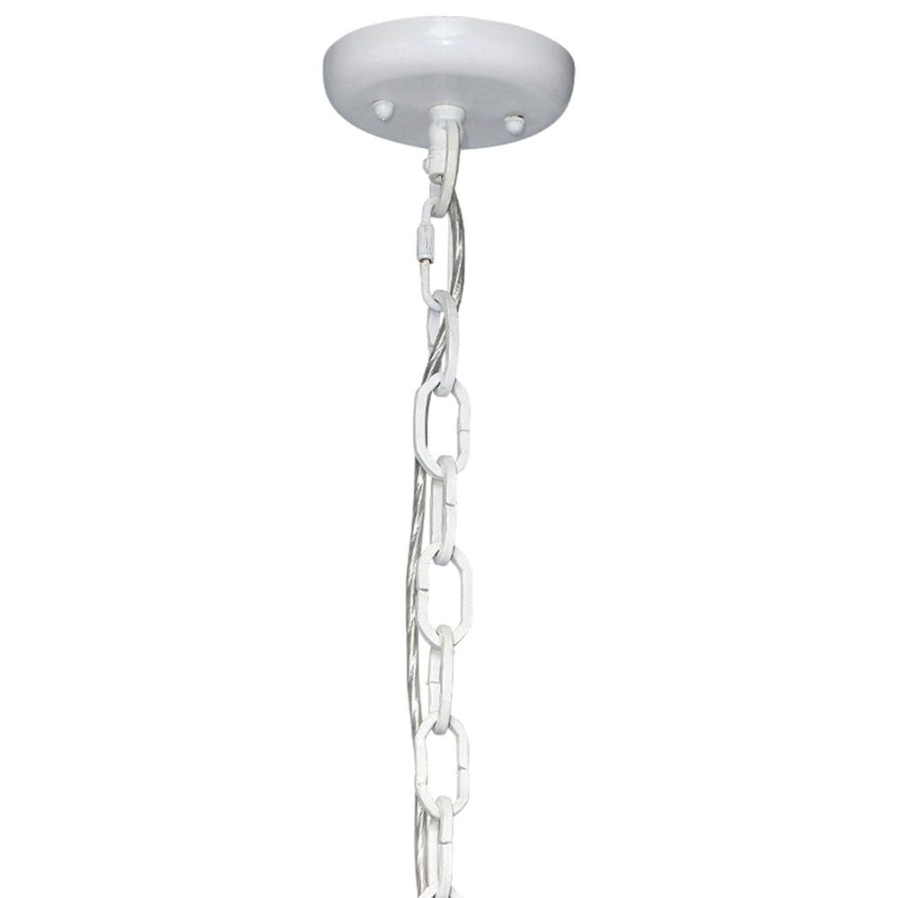 Jamie Young Direct Ship Delmont 1-Light Pendant in White, , large