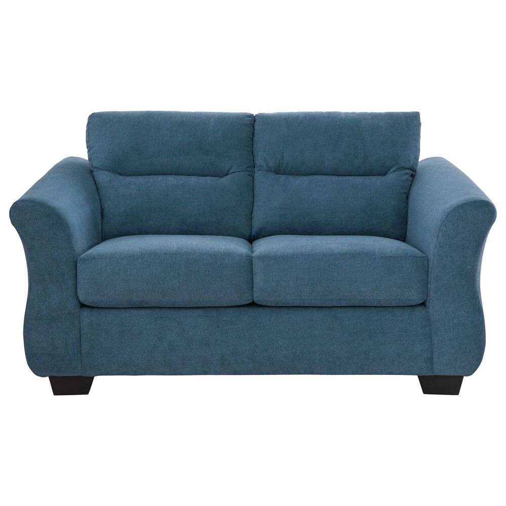 Signature Design by Ashley Miravel Stationary Loveseat in Indigo NFM