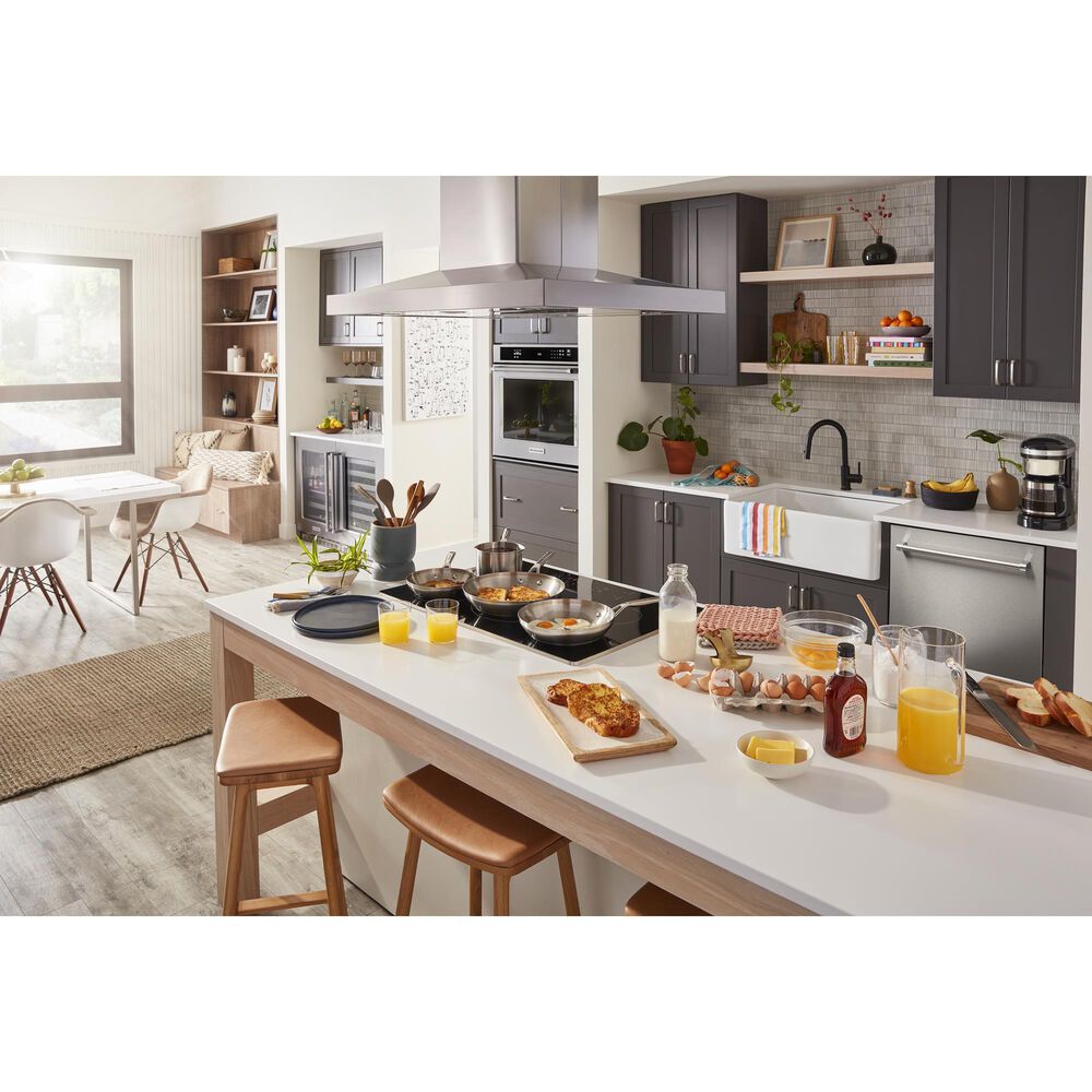 KitchenAid 30&quot; Built-In Electric Induction Cooktop in Stainless Steel, , large