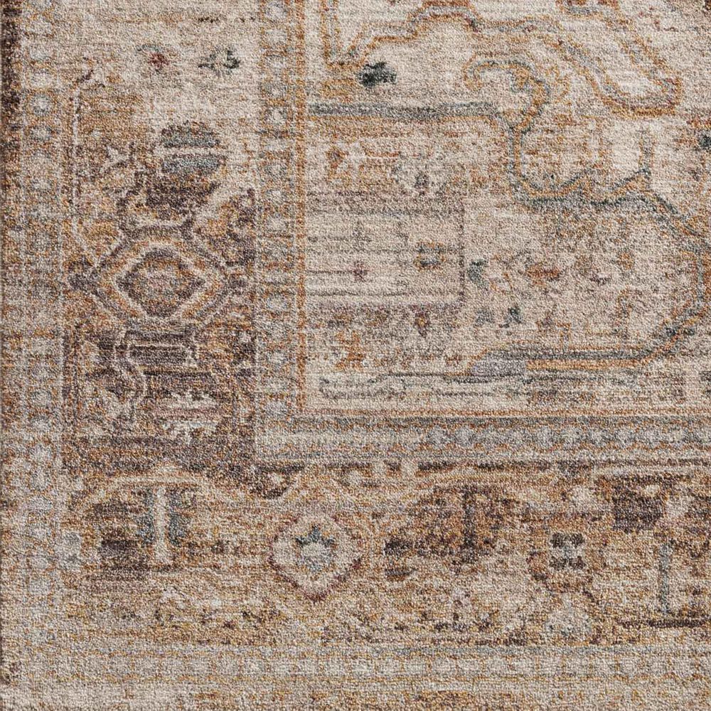Loloi Lyra 7&#39;10&quot; Round Natural and Mocha Area Rug, , large