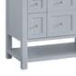 James Martin Vanities Breckenridge 72" Double Bathroom Vanity in Serenity Blue with 3 cm Eternal Jasmine Pearl Quartz Top and Rectangular Sinks, , large