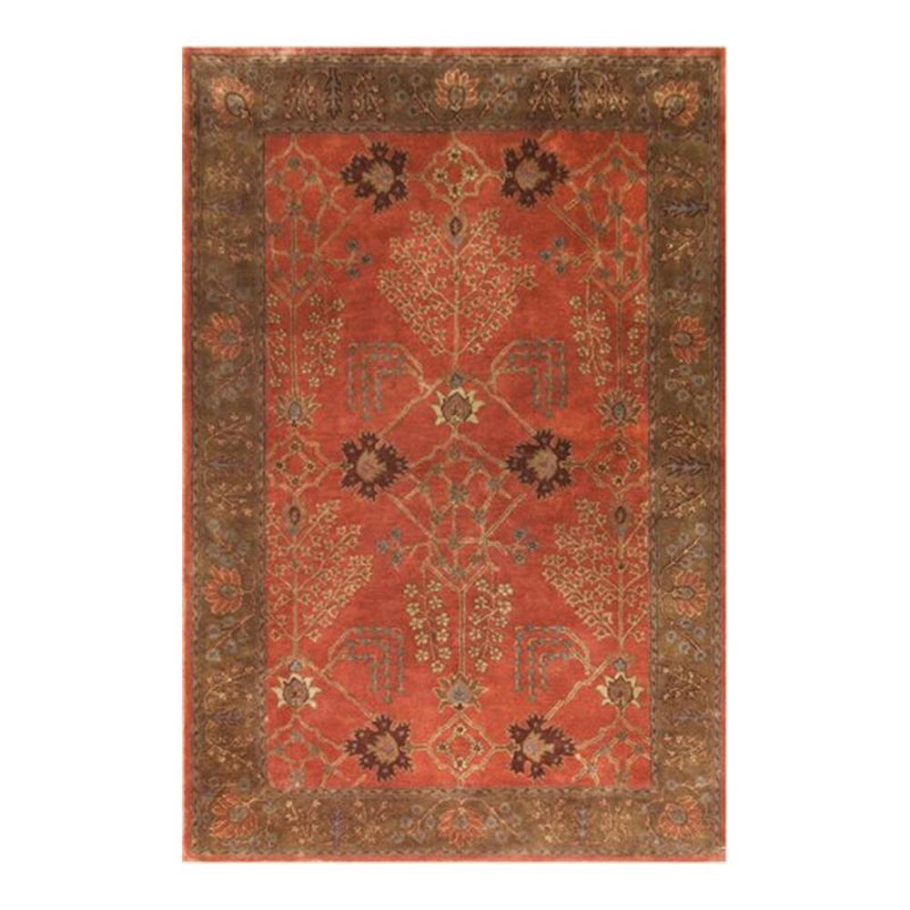 Oriental Weavers Poeme Chambery PM51 6' Round Burnt Ochre Area Rug, , large