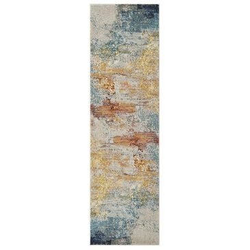 Nourison Celestial CES02 2"2" x 7"6" Sealife Runner, , large