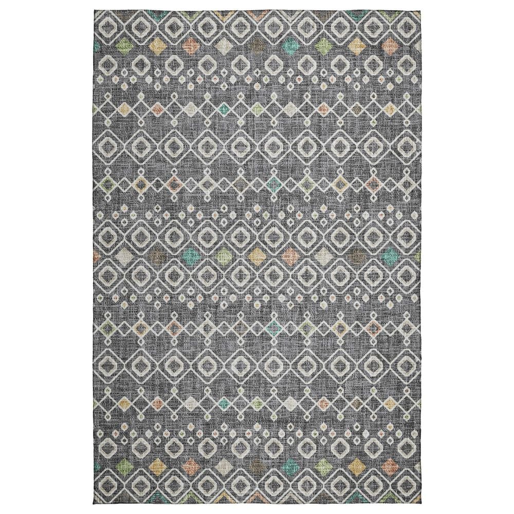 Dalyn Rug Company Portico PO4 Gray 9" x 12" Area Rug, , large