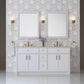 James Martin Bellshire 72" Double Bathroom Vanity in Bright White with 3 cm Tajnar Eclos Top, Rectangular Sinks and FreePower Wireless Charger, , large