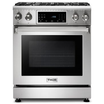 Thor Kitchen 30" Professional Gas Range with Storage Drawer in Stainless Steel, , large