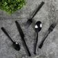 Gibson Home Earlston 20-Piece Stainless Steel Flatware Set in Black, , large