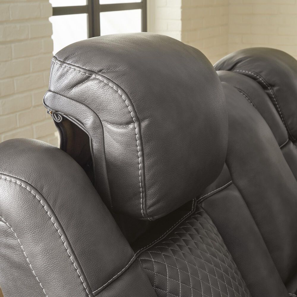Ashley Fyne-Dyme 3-Piece Power Reclining Living Room Set in Shadow, , large