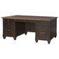 Wycliff Bay Hartford Executive Desk in Two Tone Rubbed, , large