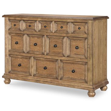 Country Living Vintage Market 8-Drawer Dresser in Barnwood Oak, , large