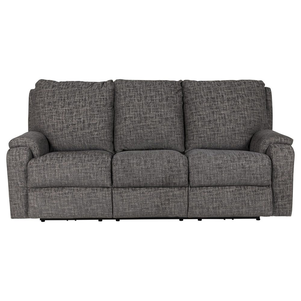 Klaussner Podrick Power Recline Sofa with Power Headrest in Burton Smoke, , large