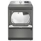 Maytag 7.4 Cu. Ft. Smart Front Load Dryer with Pet Pro Option in Classic Silver, , large