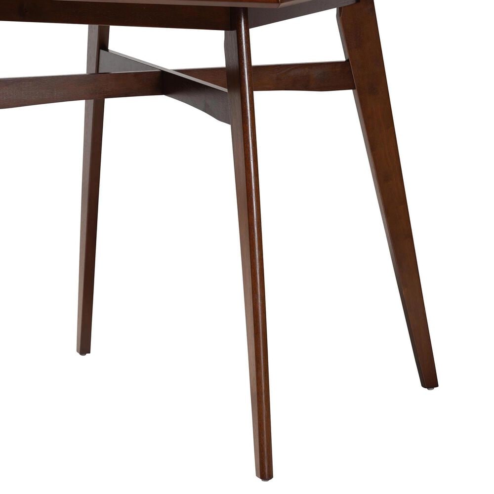 Baxton Studio Leena Counter Height Pub Table in Walnut Brown, , large