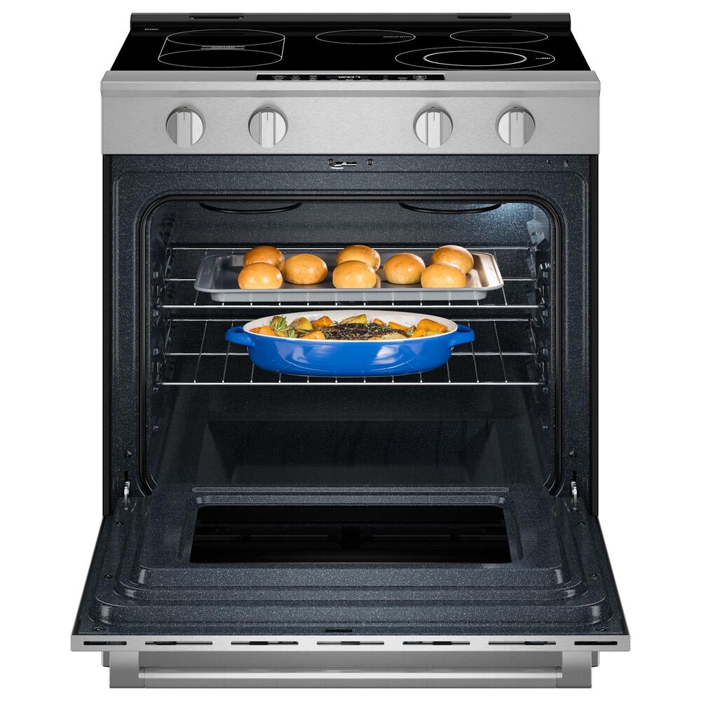 Maytag 5.3 Cu. Ft. Slide-In Electric Range in Fingerprint Resistant Stainless Steel, , large