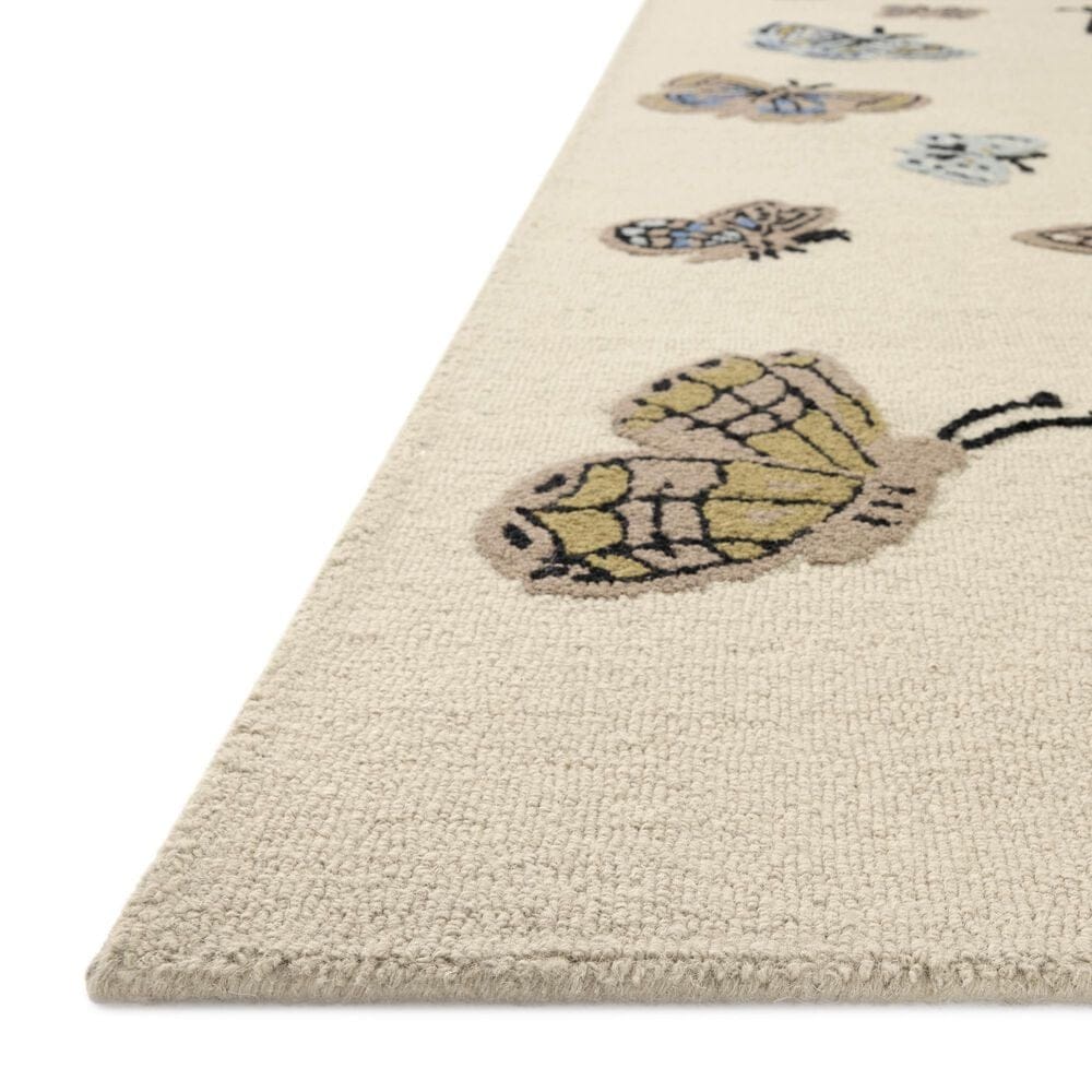 Rifle Paper Co. x Loloi Highgrove Animal Print Cream 3&#39;6&quot; x 5&#39;6&quot; Area Rug, , large