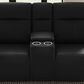 Flexsteel Latitudes Power Reclining Loveseat with Console and Power Headrest in Coal, , large